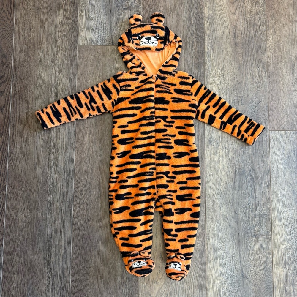 Tiger Striped Baby One Piece